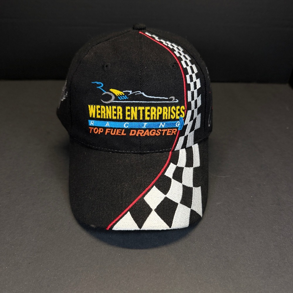 Clay Millican Werner Enterprises IHRA Top Fuel Racing Vintage Strapback Hat